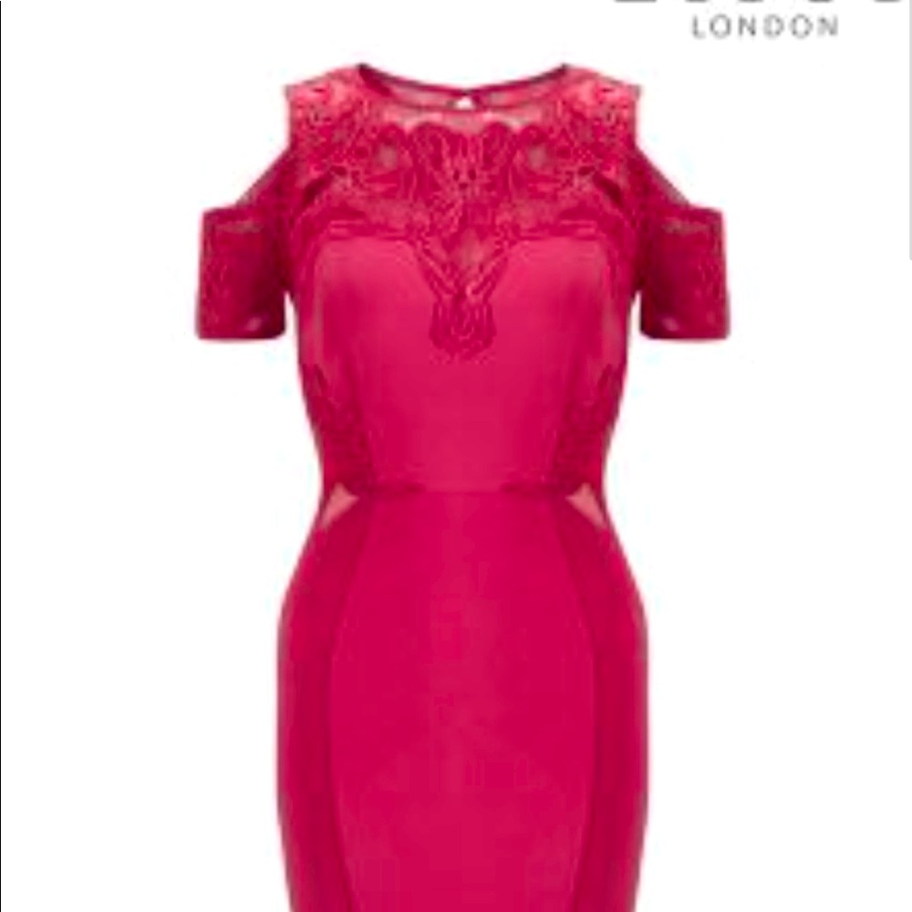 LIPSY LONDON XS cold shoulder / side cut out dress